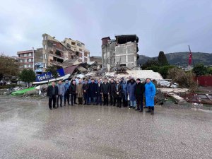 Gazeteciler Milletvekili Yayman İle Hatay’da İncelemelerde Bulundu