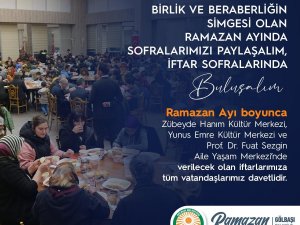 Gölbaşı Belediyesi İftar Sofrası Buluşmaları Başlıyor