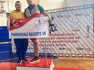Denizlili Halterci Türkiye Şampiyonu Oldu
