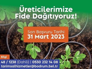Üreticilere Fide Desteği Verilecek