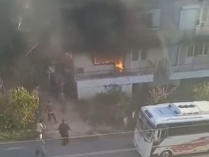 Serik’te Yanan Ev Küle Döndü