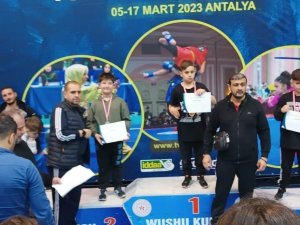 Bitlisli Sporculardan Wushu Kung Fu Başarısı