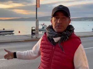 Ayvalık’ta Fok Balığı Güneşlenirken Görüntülendi