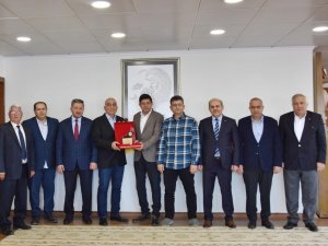 Nazilli Osb Yönetimi Başkan Özcan İle Görüştü