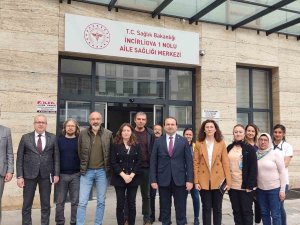 Aydın İ̇l Sağlık Müdürü Şenkul İ̇ncirliova’daki Sağlık Çalışmalarını Yerinde İnceledi