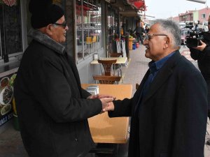 Başkan Büyükkılıç’tan Doğu Garajı Esnafına Ziyaret