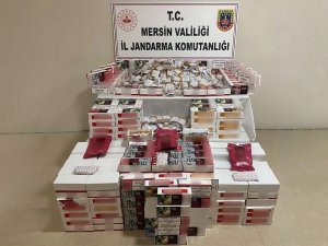 Mersin’de Kaçak Sigara Ve Sahte İçki Operasyonu
