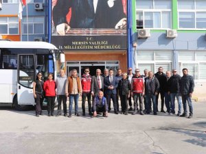 Mersin’den 15 Gönüllü Öğretmen Depram Bölgesine Uğurlandı
