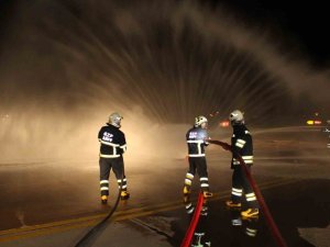 Gazipaşa-alanya Havalimanı’nda Acil Durum Tatbikatı