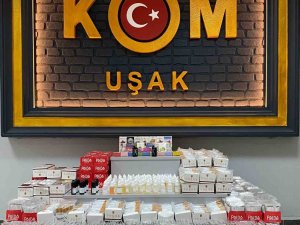 Uşak’ta Binlerce Liralık Kaçak Ürün Ele Geçirildi