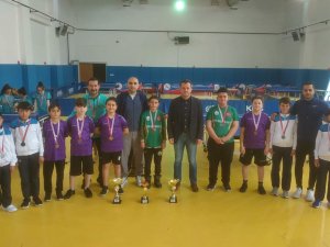 Karaman’da Okullar Arası Küçükler Masa Tenisi İl Birinciliği Müsabakaları Sona Erdi