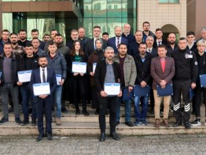 Deprem Bölgesine Koşan Personele Teşekkür Belgesi
