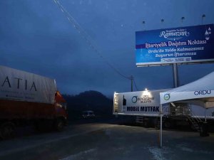 Ordu’da Karayolu Üzerinde İftar Stantları Kuruldu