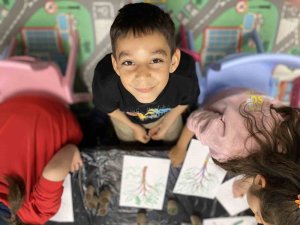 Depremzedelere Rulo Baskı Etkinliği