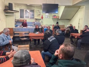 Köylülere Saz Yangınları Ve Usulsüz Saz Kesimiyle İlgili Bilgilendirme Yapıldı