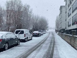 Karlıova’da Kar Yağışı Etkili Oldu