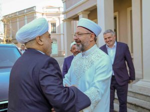 Diyanet İ̇şleri Başkanı Erbaş, Kafkas Müslümanları İ̇daresi Başkanı Paşazade İle Bir Araya Geldi