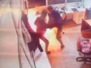 Batman’da İş Kazası Ucuz Atlatıldı, O Anlar Güvenlik Kamerasına Yansıdı
