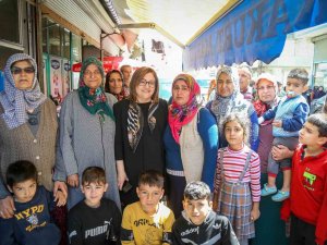 Fatma Şahin, Barak Mahallesi’ni Ziyaret Etti