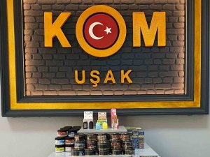 Uşak’ta 30 Kilo Kaçak Nargile Tütünü Ele Geçirildi