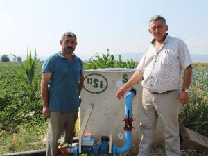 55 Bin Dönüm Arazi Uydudan Sulanacak