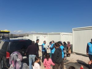 Germencik Müftülüğü Deprem Bölgesinde Faaliyetlerine Devam Ediyor