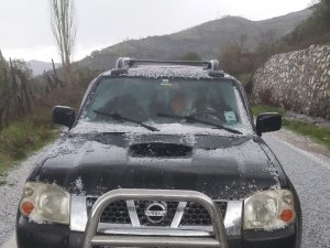 Aydın’ın Yüksek Kesimlerinde Dolu Yağışı Etkili Oldu