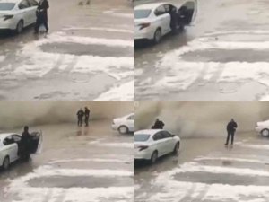 Depremin Yeni Görüntüleri Ortaya Çıktı: İ̇nsanlar Son Anda Kurtulmuş