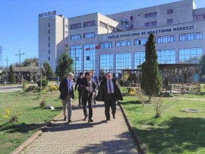 Rektör Özölçer Özölçer İ̇bn-i Sina Kampüsü’nde İncelemelerde Bulundu