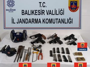 Jandarmadan Kaçak Silah İmalatına Operasyon