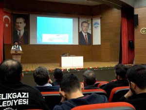 Melikgazi’de Belediye Personeline İ̇ş Güvenliği Eğitimi