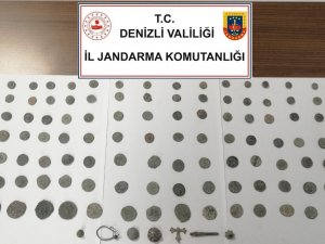 Denizli’de Roma Ve Bizans Dönemine Ait Çok Sayıda Tarihi Eser Ele Geçirildi