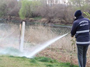 Yaahşihan’da Larva İlaçlaması Sürüyor