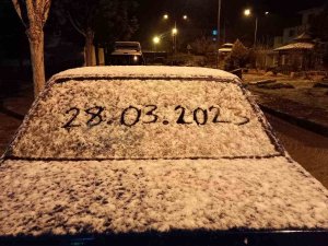 Karabük’te Kar Yağışı Etkili Oldu