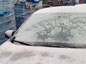 Silivri’de Kar Yağışı Başladı