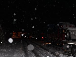 Antalya-konya Karayolunda Kar Yağışı Başladı