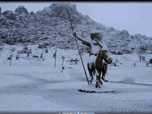 Sivrihisar İlçesinde Kartpostallık Kar Manzaraları