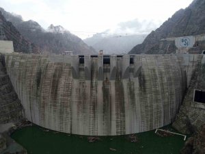 Yusufeli Barajı’nda Su Seviyesi 90 Metreyi Aştı