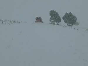Adana’nın Yüksek Kesimlerinde Yoğun Kar Yağısı