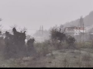 Zonguldak’ın Yüksek Kesimlerinde Kar Yağışı Başladı