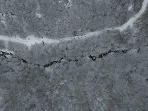 Samanlı Dağları’nın Karla Kaplı Manzarası Mest Etti