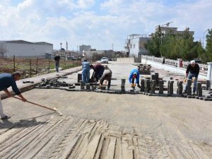 Siirt Belediyesi Parke Döşeme Ve Kaldırım Yenileme Çalışmalarına Başladı