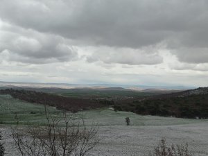 Kar Yağışı Doğada Güzel Görüntüler Oluşturdu