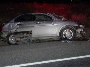 Takla Atan Otomobilin Sürücüsü Hayatını Kaybetti