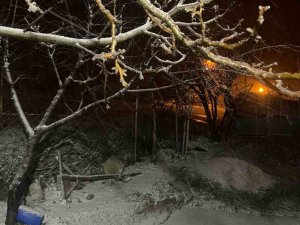 Baskil İlçesinde Kar Yağışı Etkili Oldu