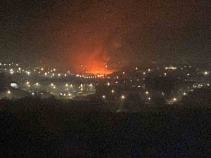 Dev Yangın İlçenin Her Yerinden Göründü: Sahura Kalkanlar Alev Topuyla Uyandı