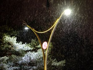 Erzincan Güne Karla Uyandı