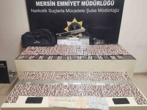 Mersin’de 4 Bin Adet Sentetik Hap Ele Geçirildi