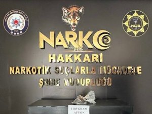 Hakkari’de Afyon Sakızı Ele Geçirildi