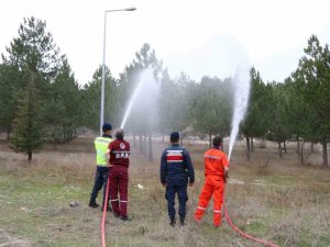 Jandarmaya Orman Yangınlarıyla Mücadele Eğitimi